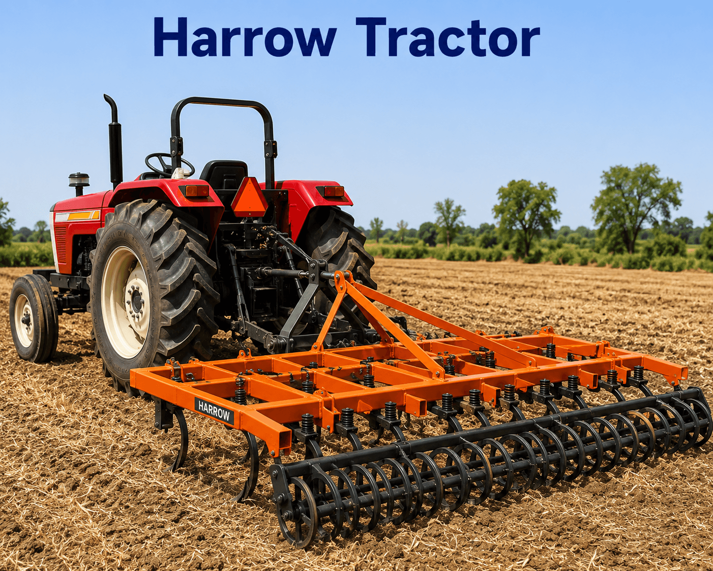 Harrow Tractor