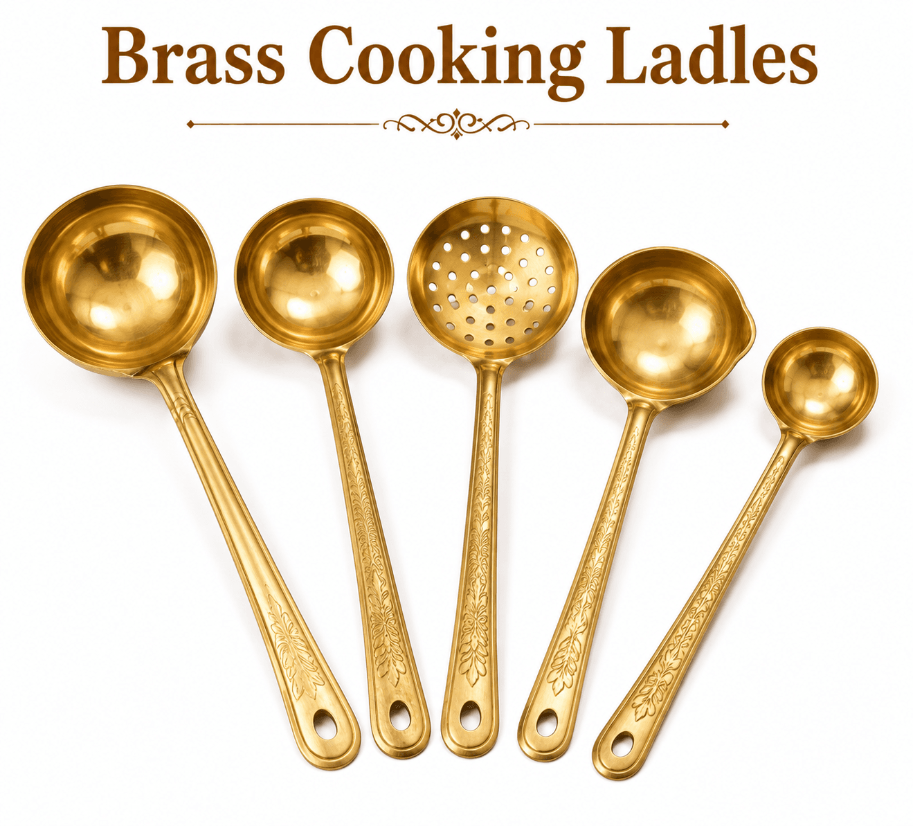 Brass Cooking Ladles
