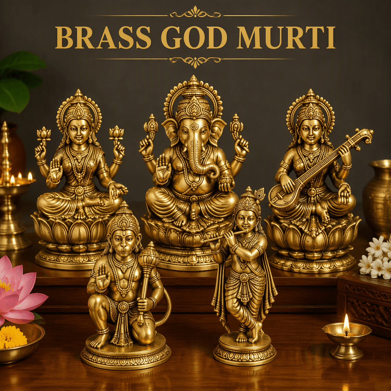 Brass God Murti