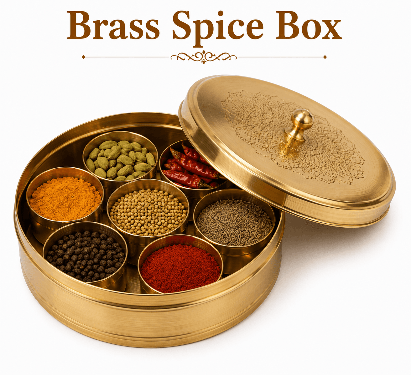 Brass Spice Box