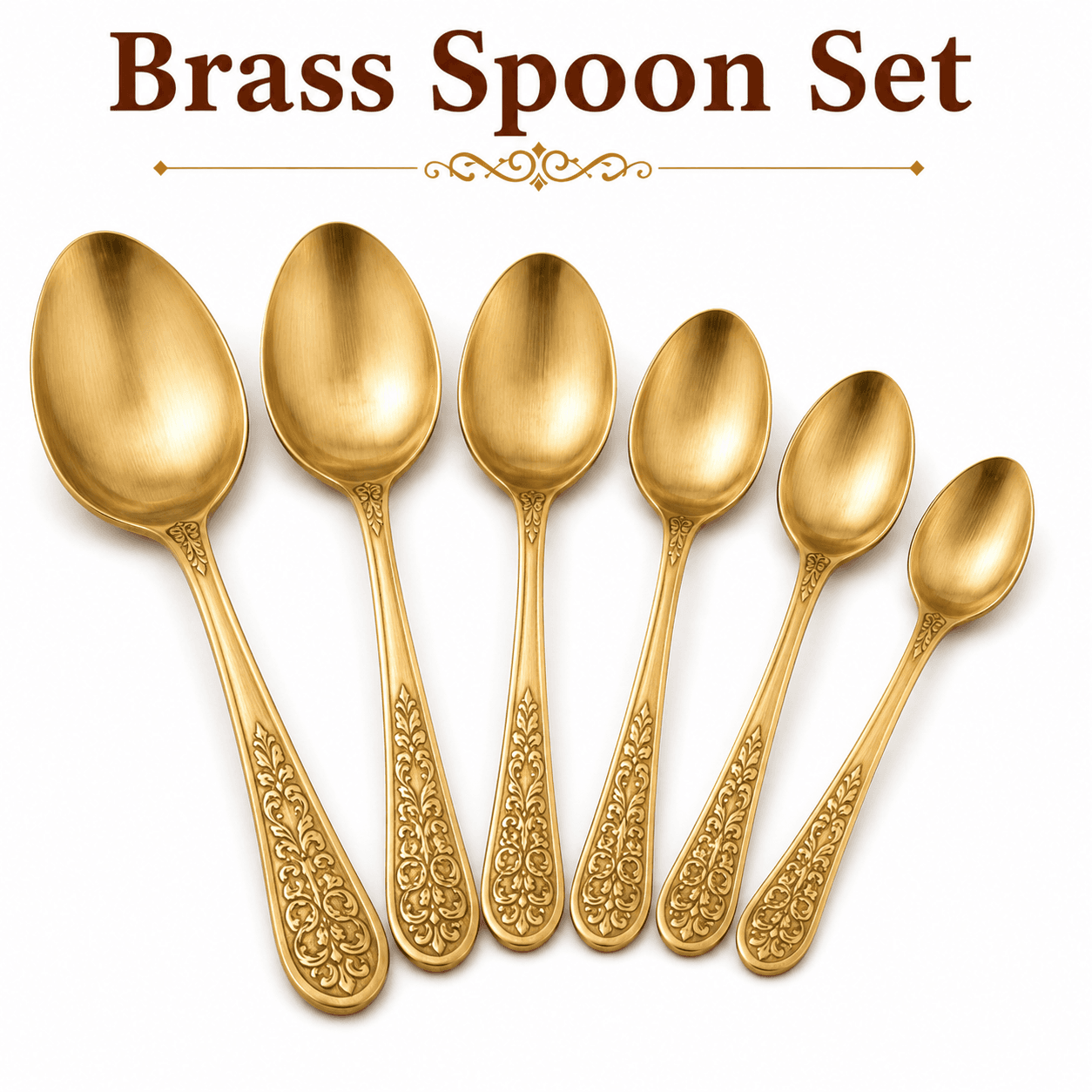Brass Spoon Set