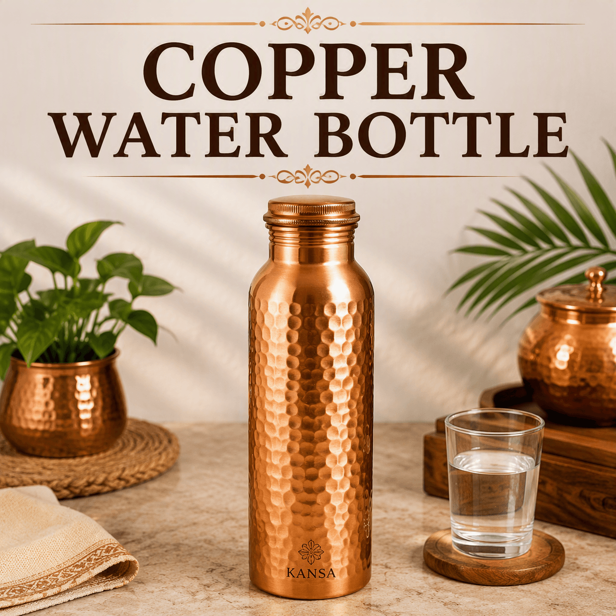 Copper Water Bottle