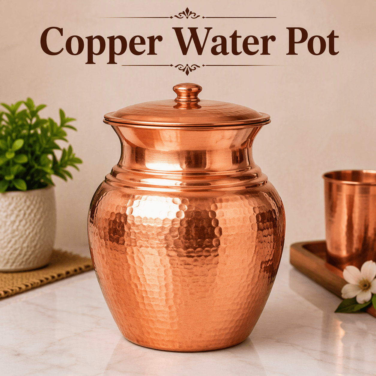 Copper Water Pot