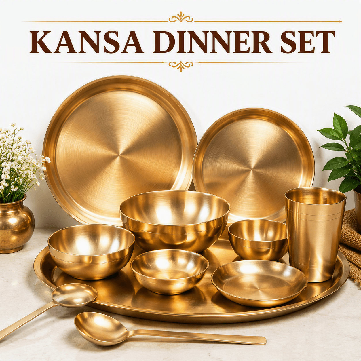 Kansa Dinner Set