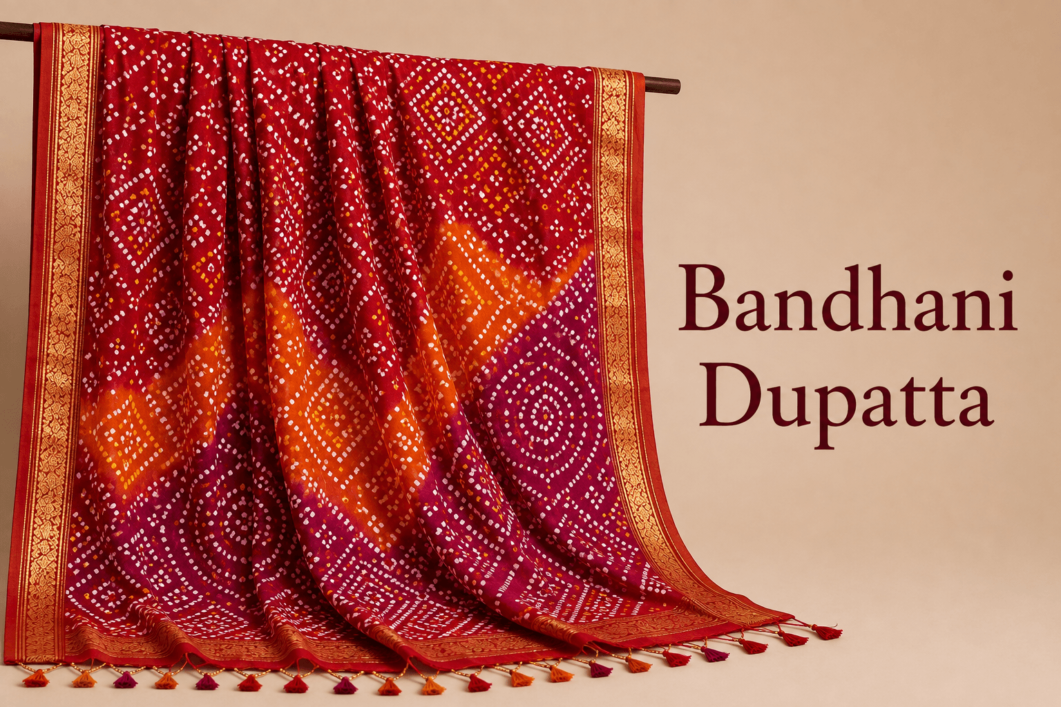 Bandhani Dupatta